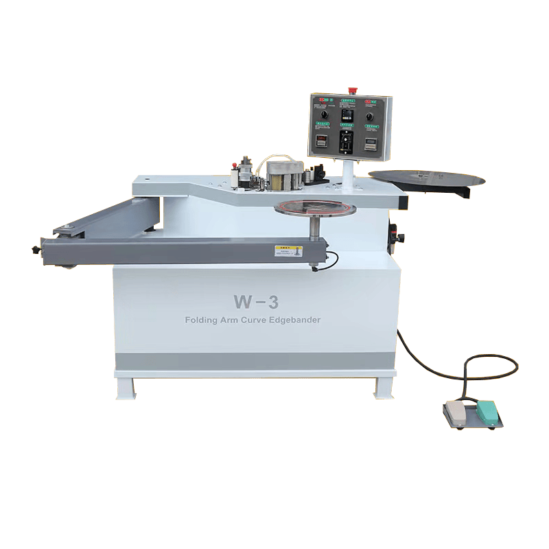 W3 Curve and Straight Fold Arm Edge Banding Machine for Wood Furniture